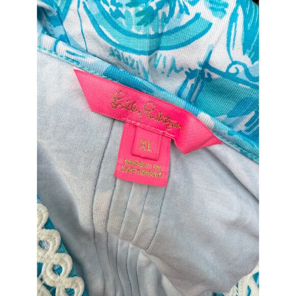 Lilly Pulitzer Krysta Dress Sunny State Of Mind $178 Size XL - Picture 2 of 9